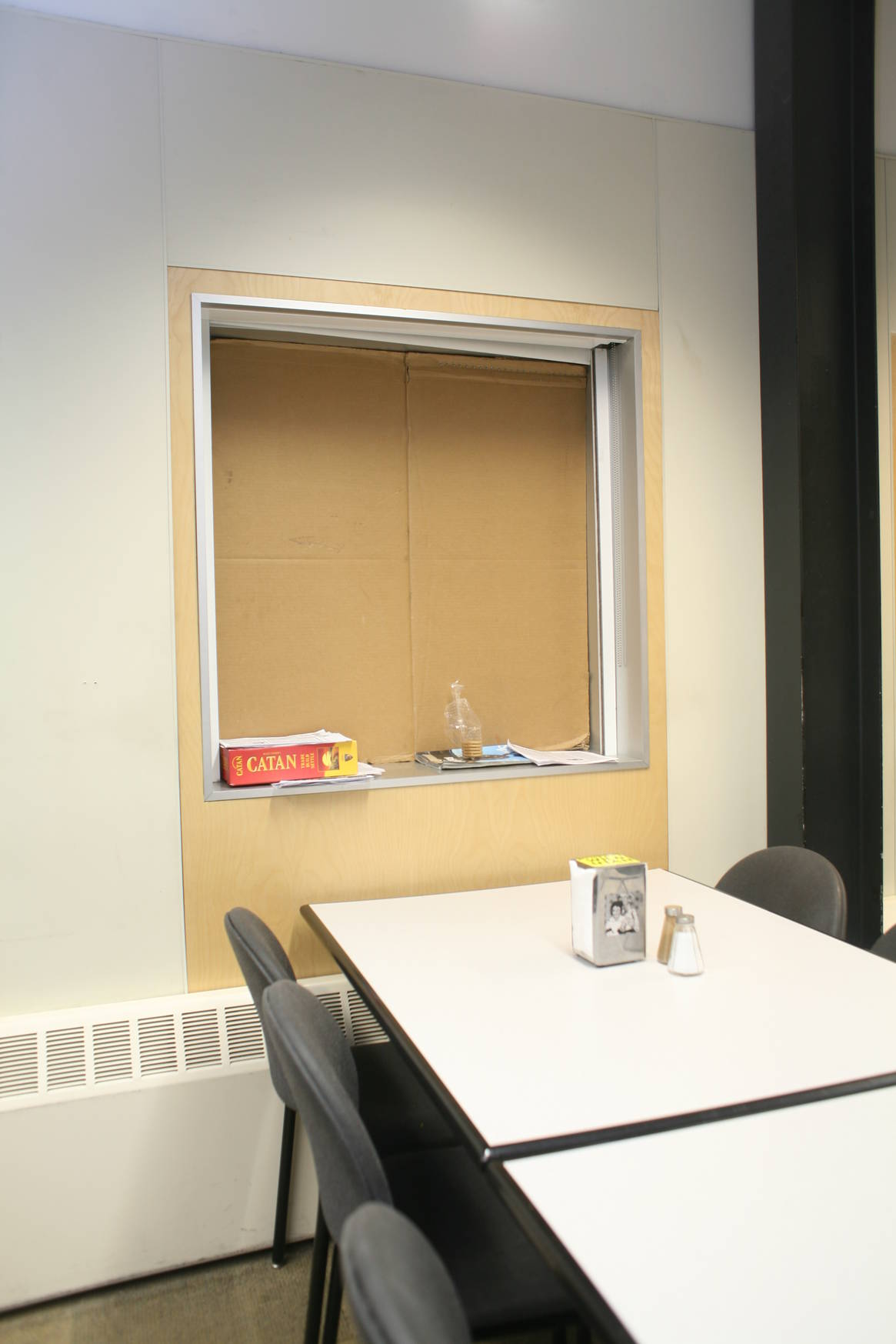 Galley window.