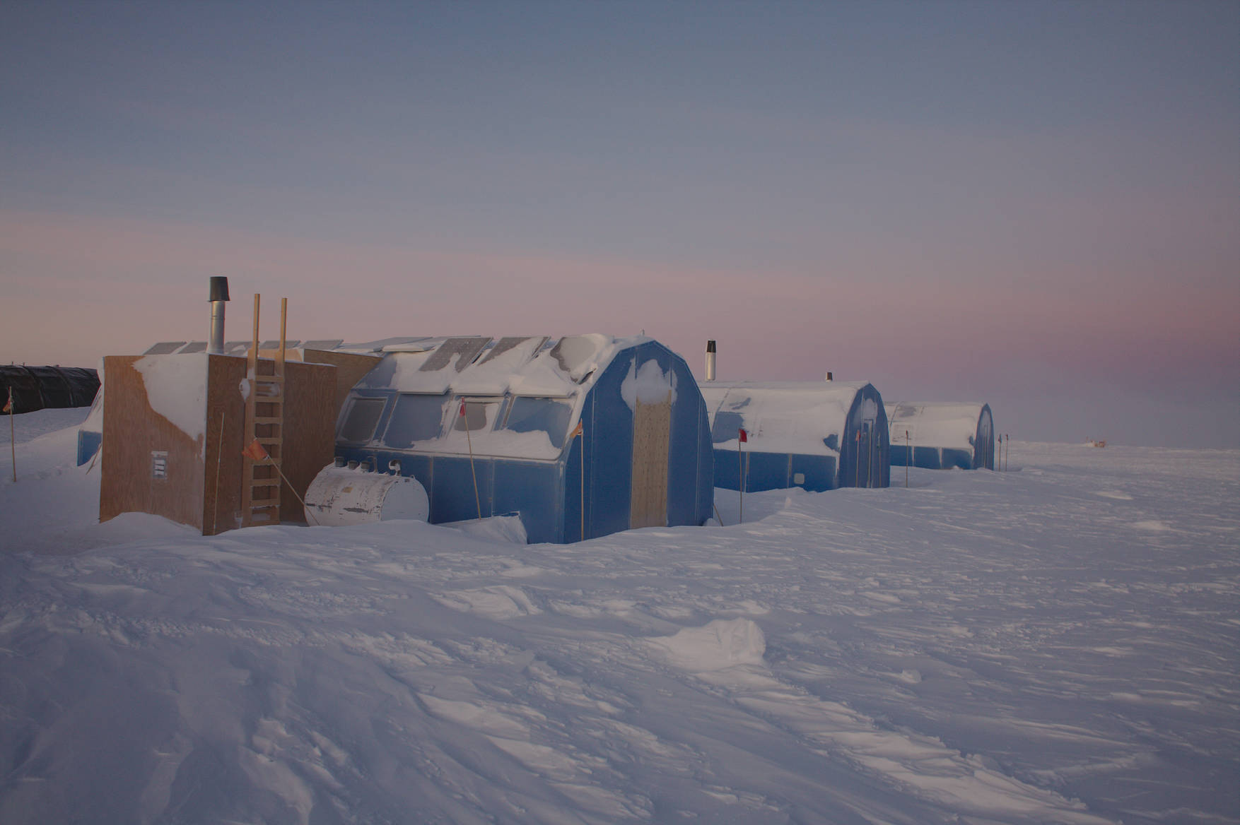 Summer camp - hypertats serve as additional bedrooms if there are more people at pole than beds available in the main station.