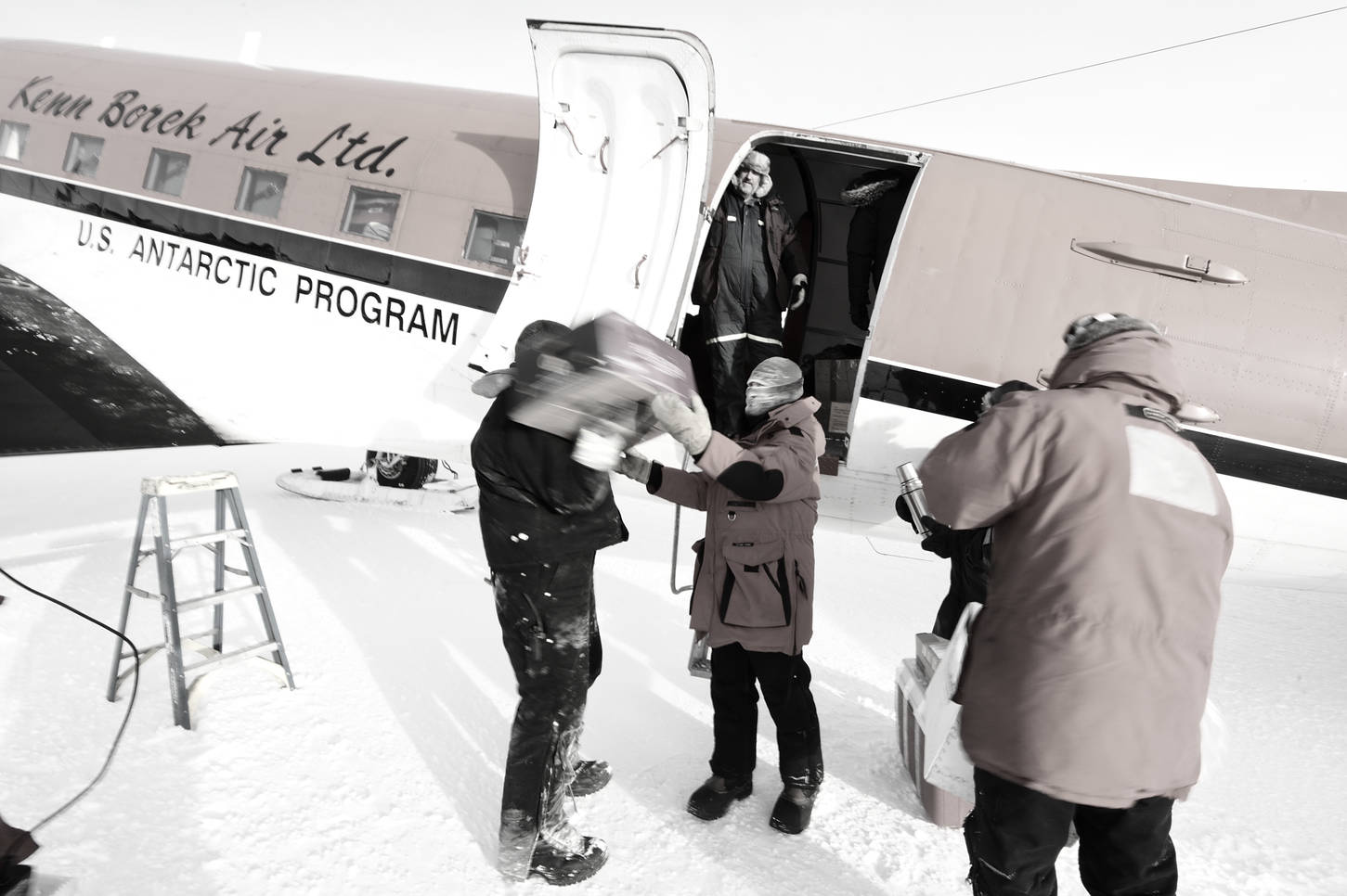 Fresh vegetables and fruit for south pole station; fresh coffee, lunch, and some other goodies for the flight crew!